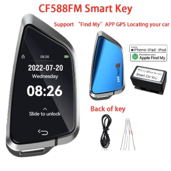 Universal Modified CF588/CF588FM Smart Remote Car Key LCD Screen